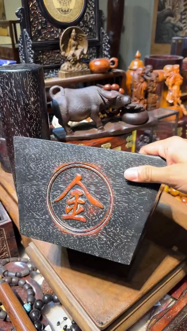 木紫檀米斗日进斗金