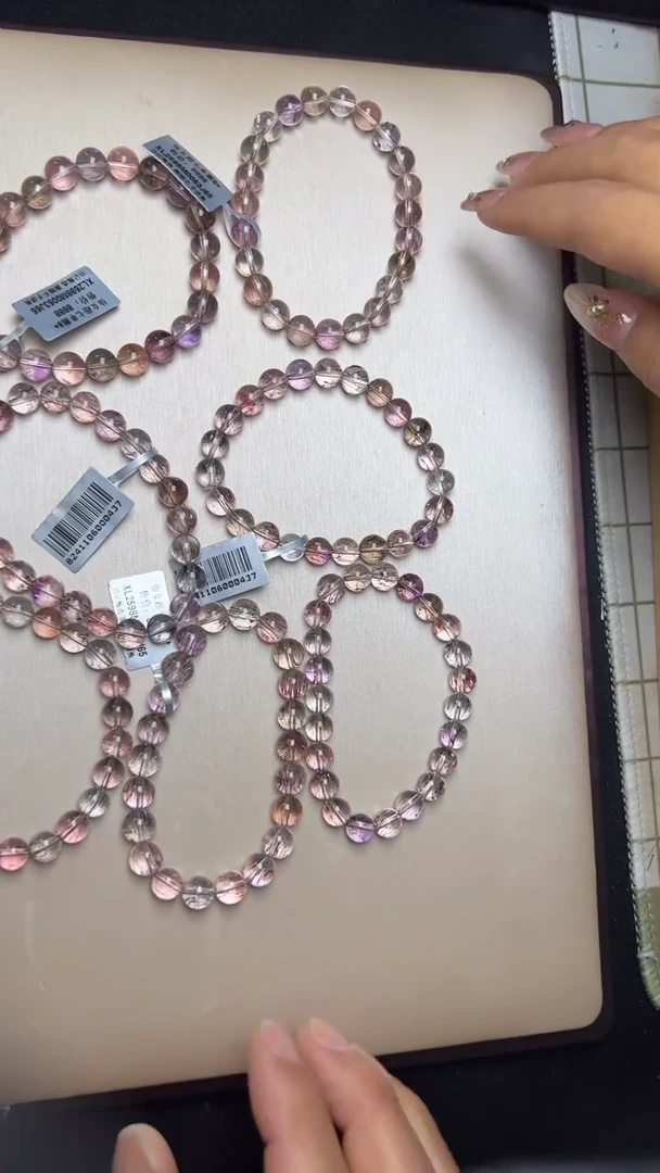 【闪购商品】水晶手链未镶嵌XL2598约8mm多样性发一件