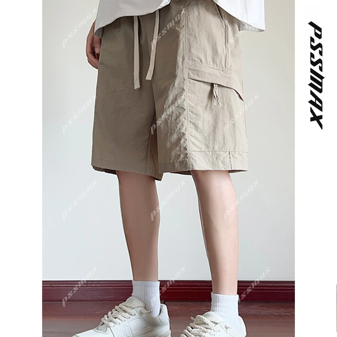 胖俗俗pssmax【冰丝工装短裤】2025夏季轻便舒适随性速干五分裤