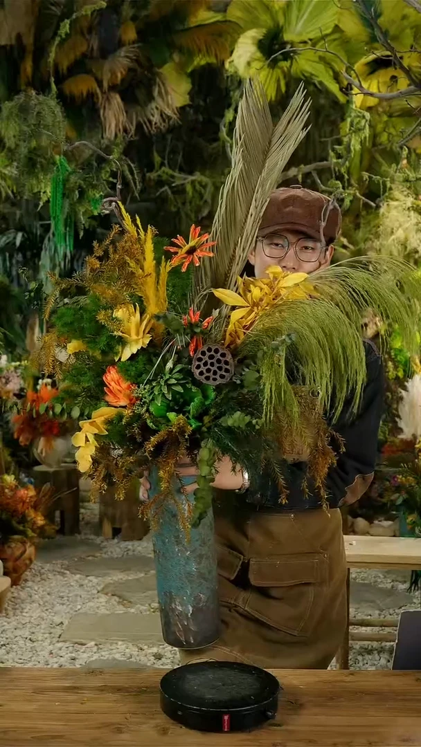 永生花一物一拍连花带瓶
