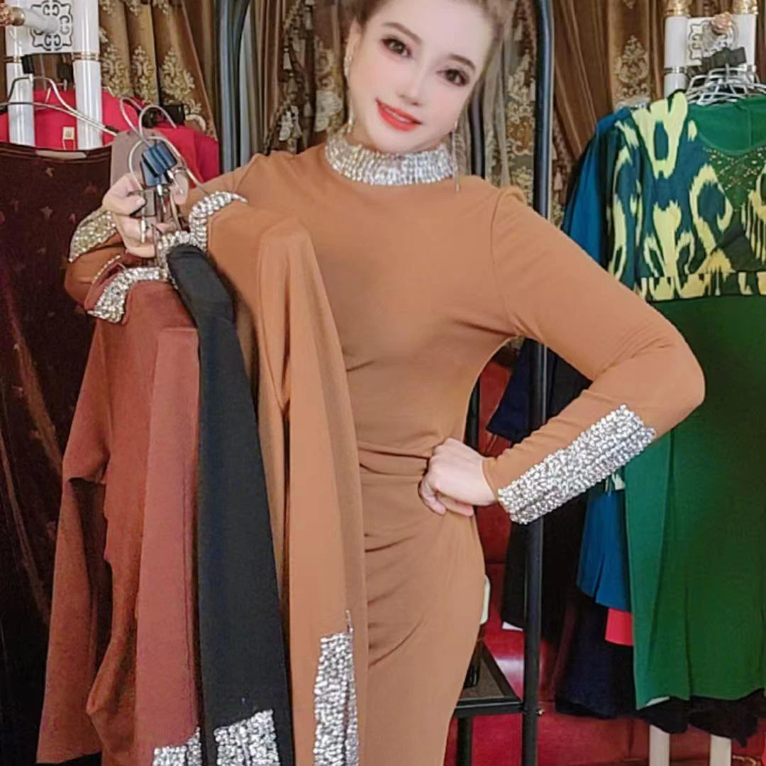 2025最新女款连衣裙网红气质时尚49قايتۇرىدىغانلار ئالماڭلار