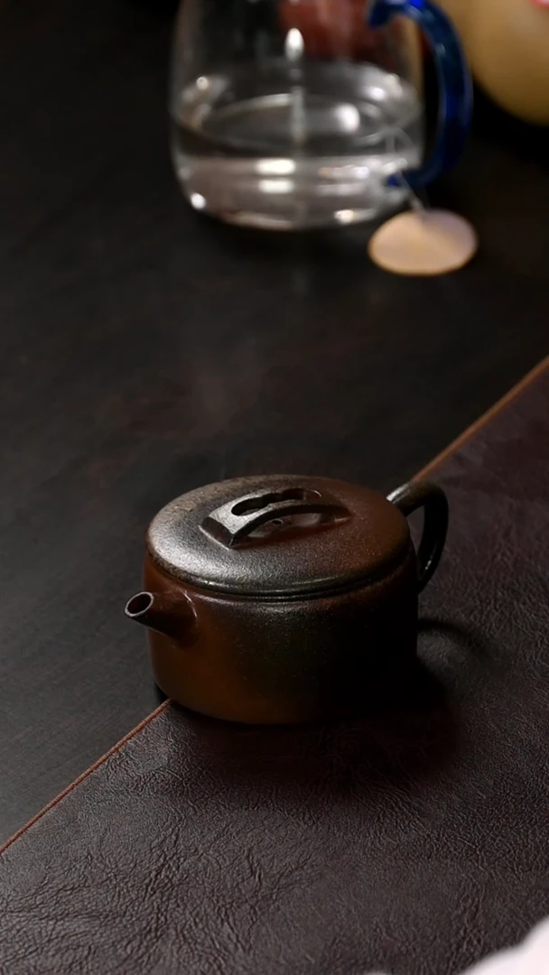 【闪购商品】紫砂茶壶本绿柴烧汉瓦