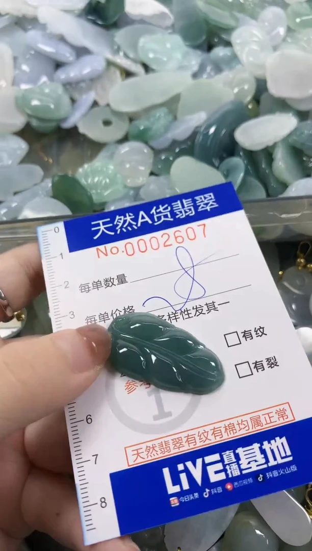 颈饰未镶嵌翡翠天然A货翡翠