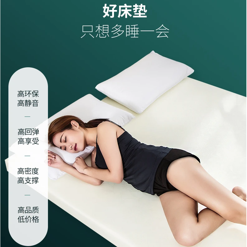 105D高密度海绵床垫家用租房专用榻榻米上下铺学生宿舍床褥硬垫
