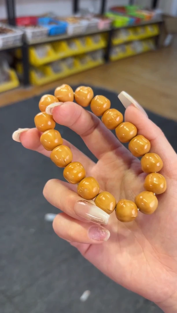 【闪购商品】菩提根/象牙果吊坠  12mm猴头黄油小熊素圈