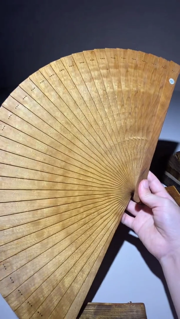 金丝楠海*26cm金丝楠木小叶桢楠扇720