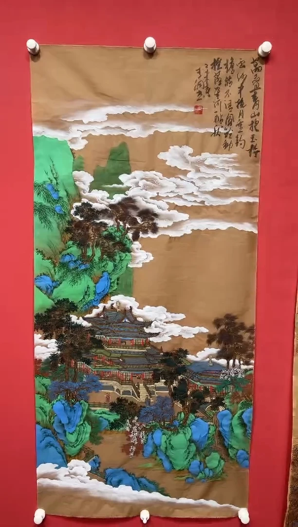 国画李纲-8平尺-国画作品-金