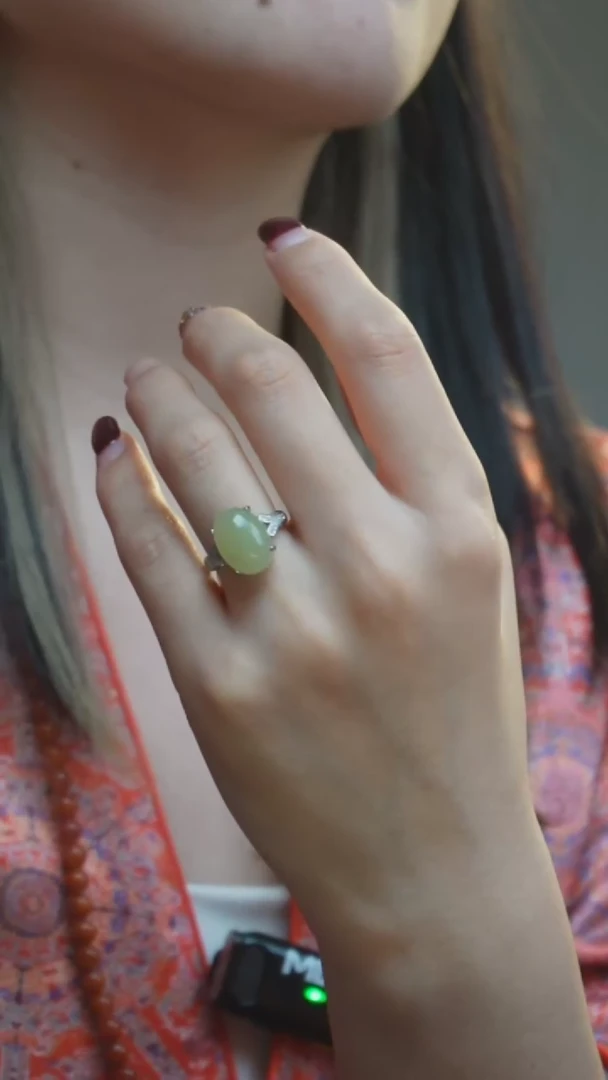 【闪购商品】和田玉戒指未镶嵌Z50