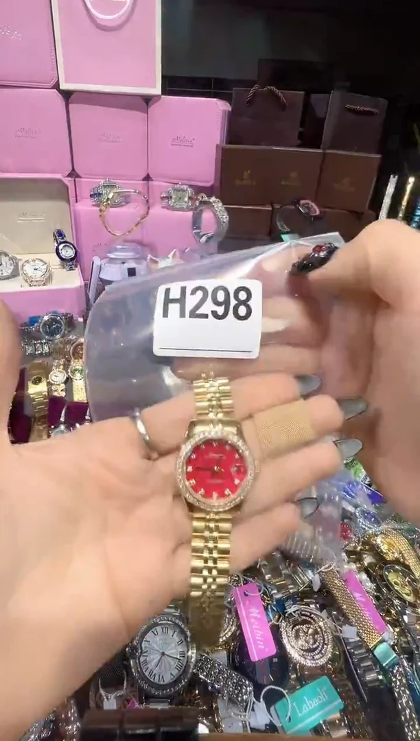 石英机芯不锈钢不锈钢直播定闪专用