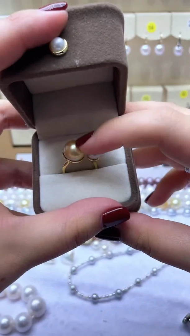 【闪购商品】海水珍珠戒指合金海水戒指