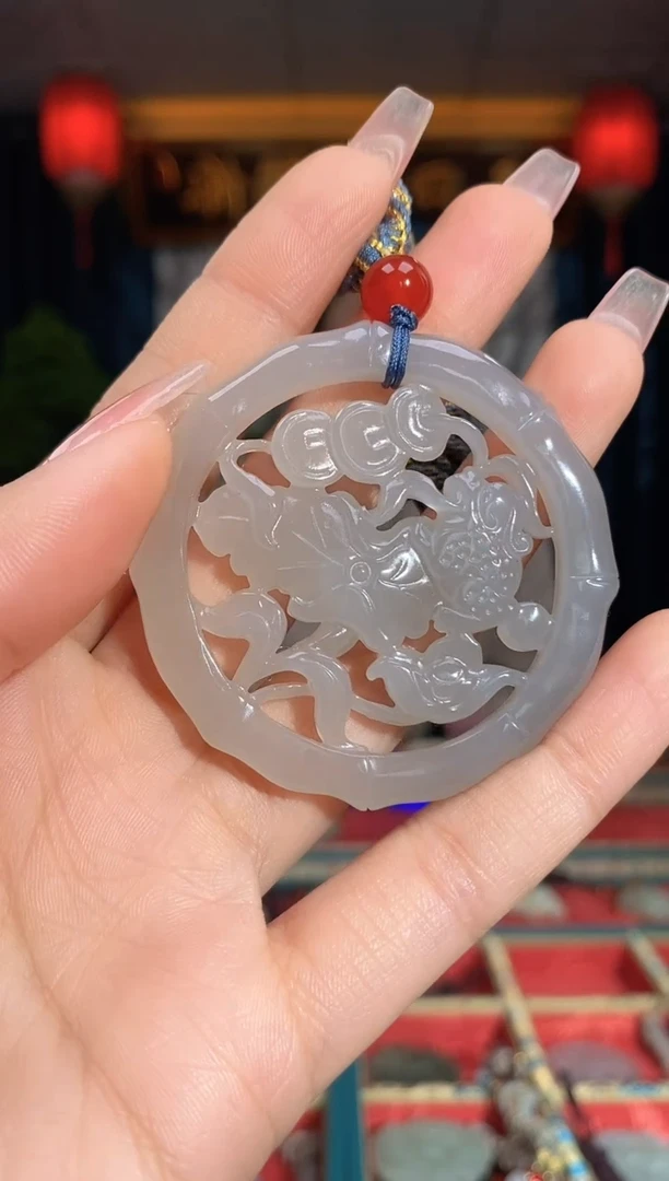 【闪购商品】和田玉颈饰未镶嵌呱呱来财