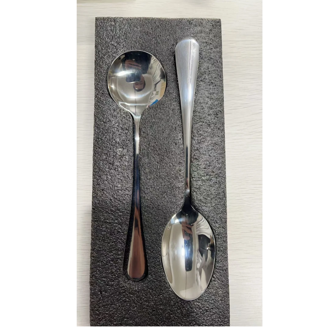 不锈钢汤勺2支装  ZB0416