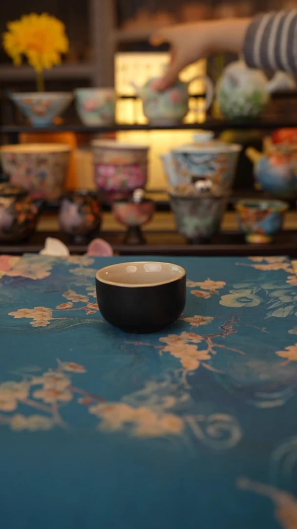 【闪购商品】福利品 黑陶罗汉杯
