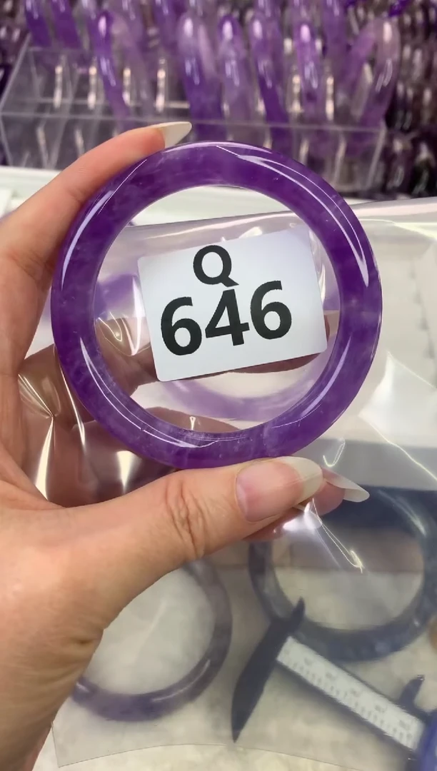 【闪购商品】水晶水晶手镯Q未镶嵌646-54