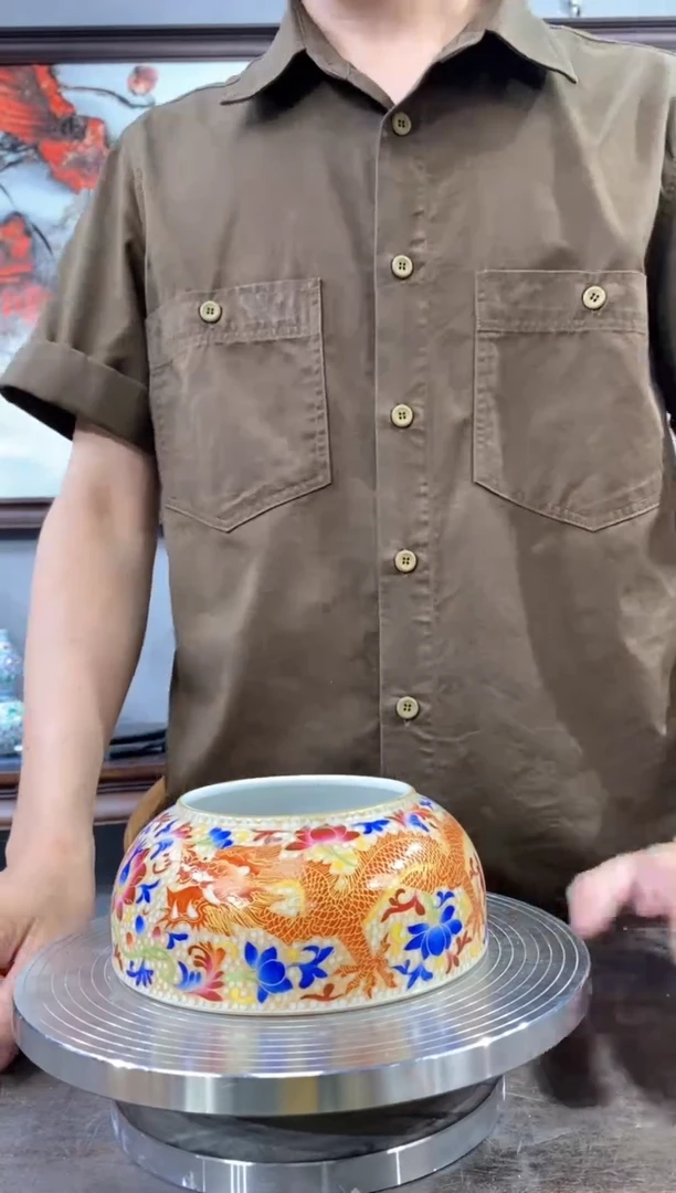 吴义松陶瓷联盟手绘陶瓷编号：