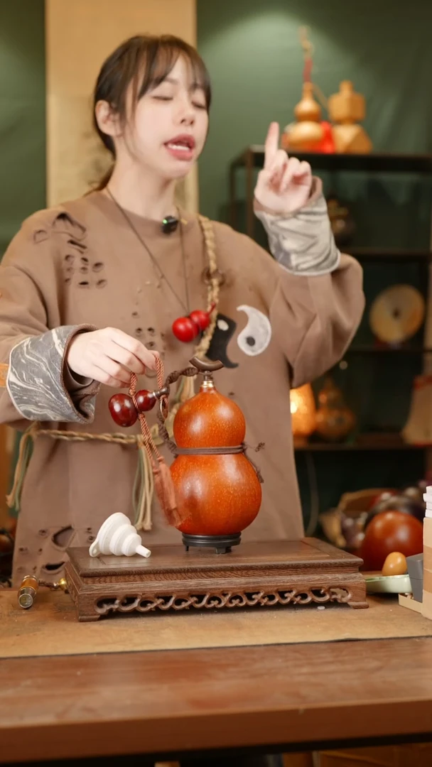 196号精品天然大漆酒葫芦一物一拍~