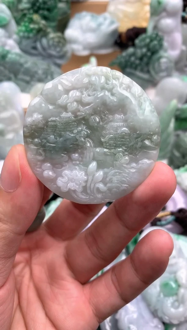 吊坠(不含链)未镶嵌翡翠1