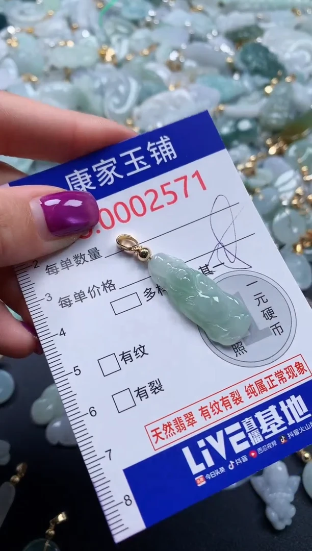 颈饰未镶嵌翡翠2571