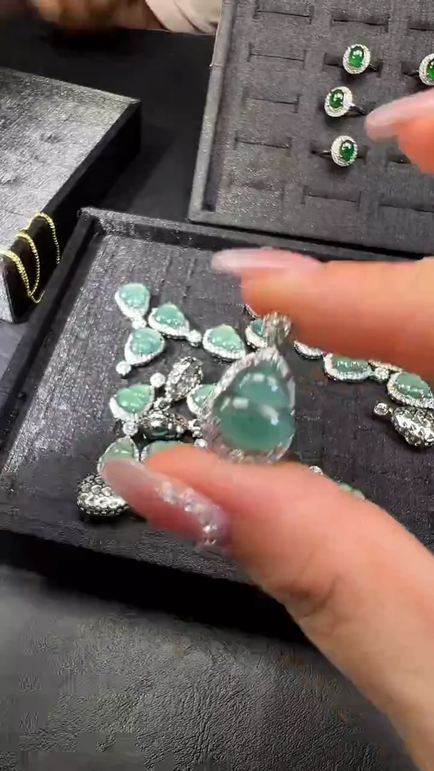 翡翠合金颈饰61267/多样性/发一件