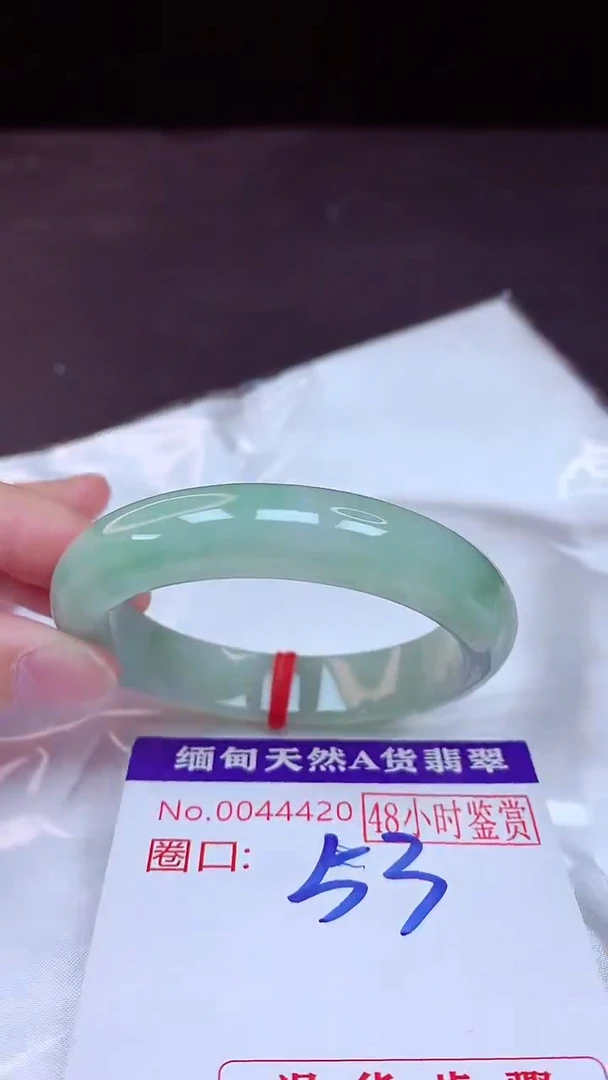 未镶嵌手镯翡翠53（48小时鉴赏期 ）