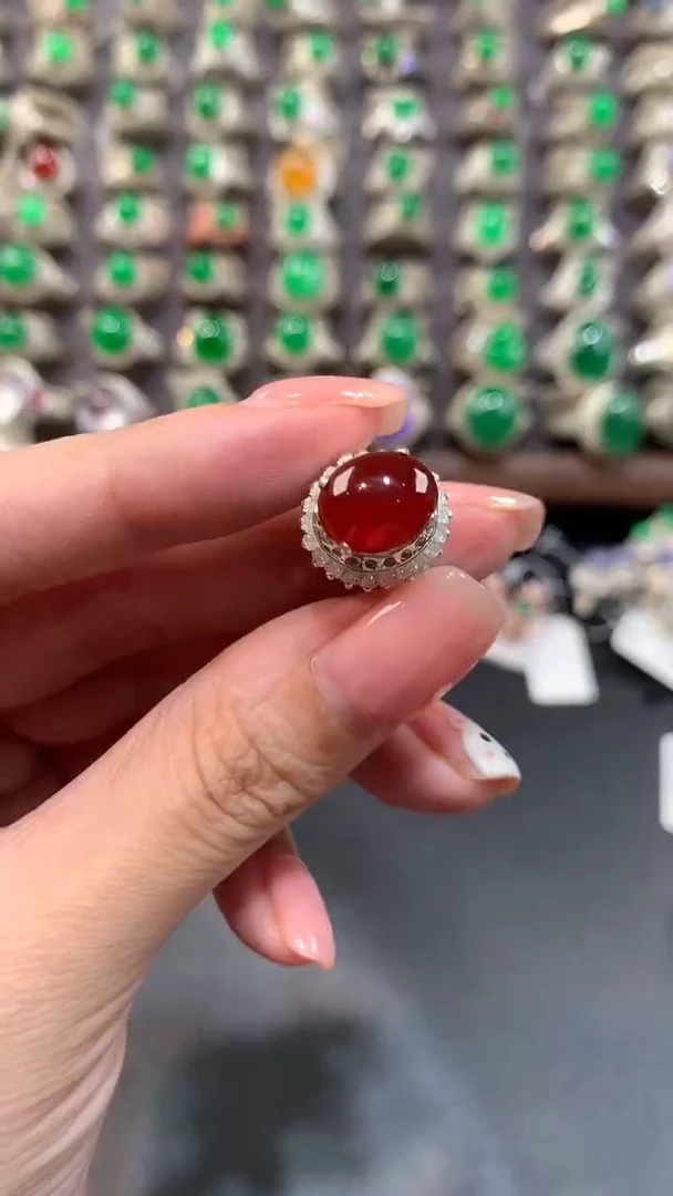 定制翡翠未镶嵌翡翠戒面