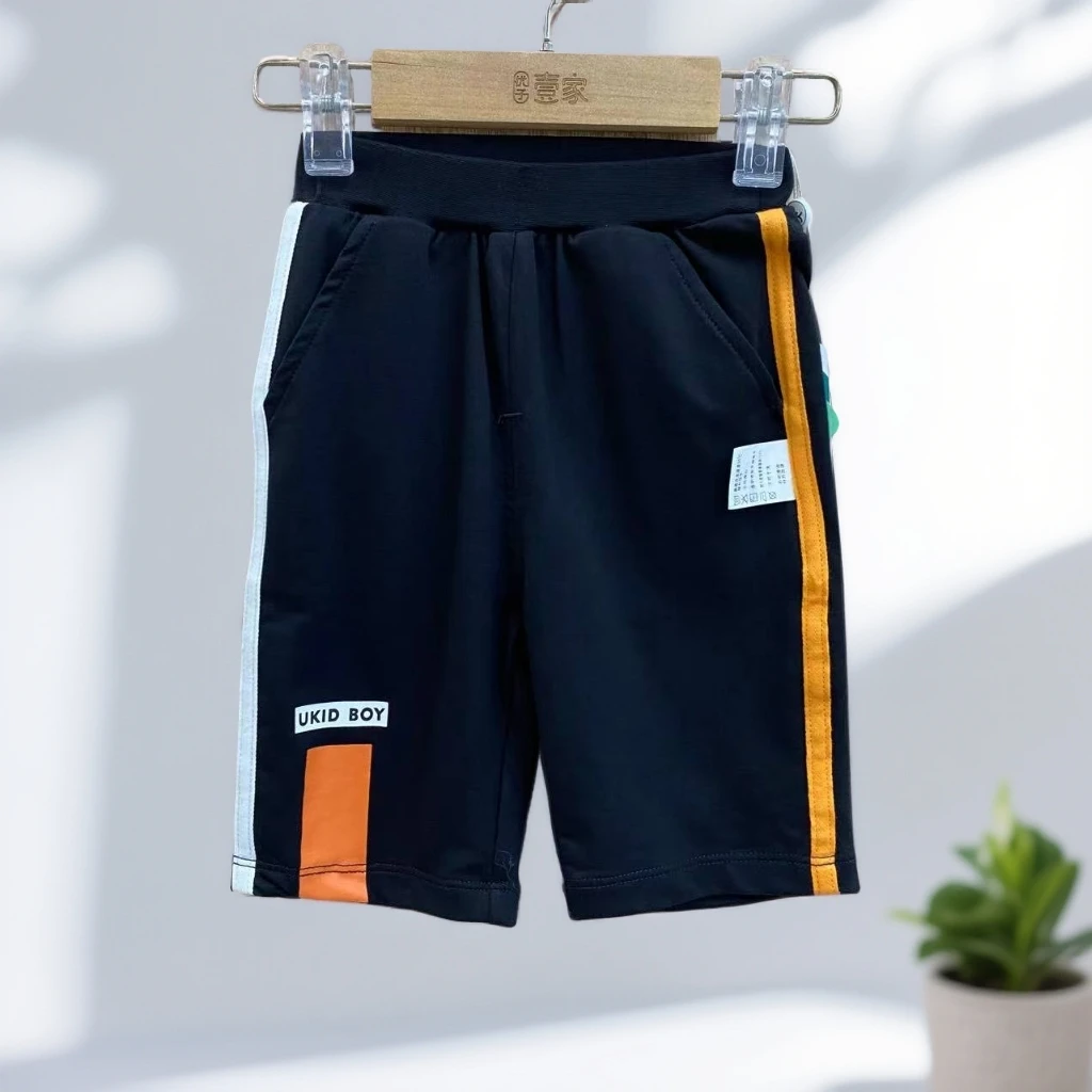 哎麻麻高品质1121948针织运动五分中裤舒适百搭透气韩版洋气A类