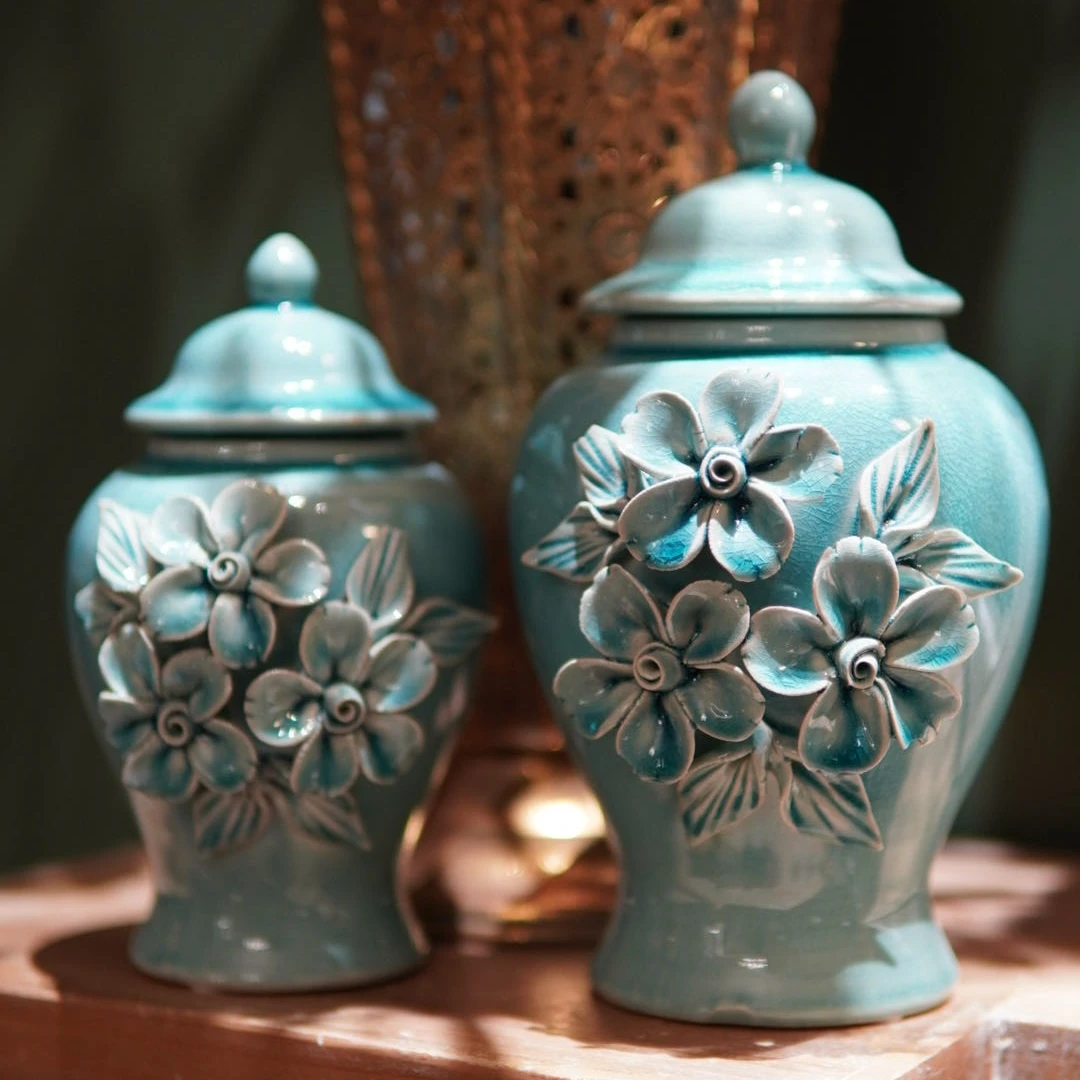 [再购家具]精品轻奢  大小一双陶瓷摆设