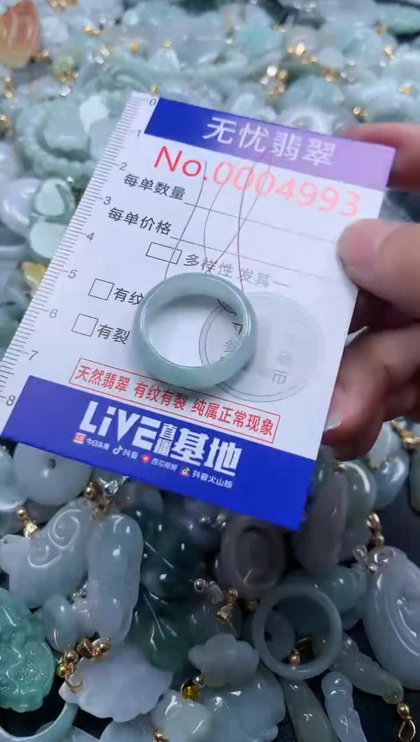 翡翠未镶嵌吊坠(不含链)4993