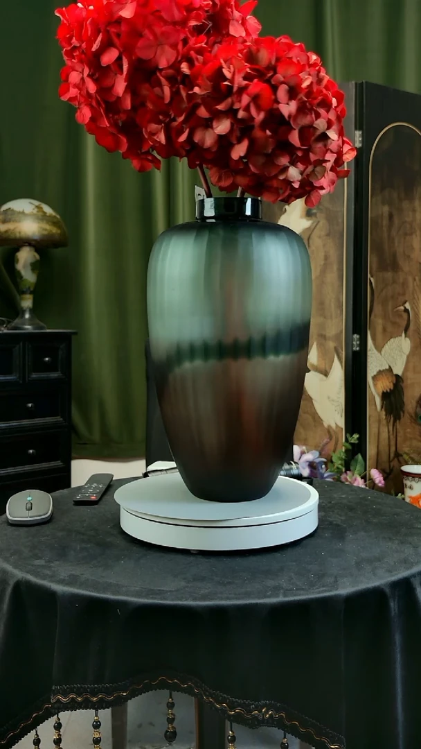 手工艺品琉璃红*火磨刻