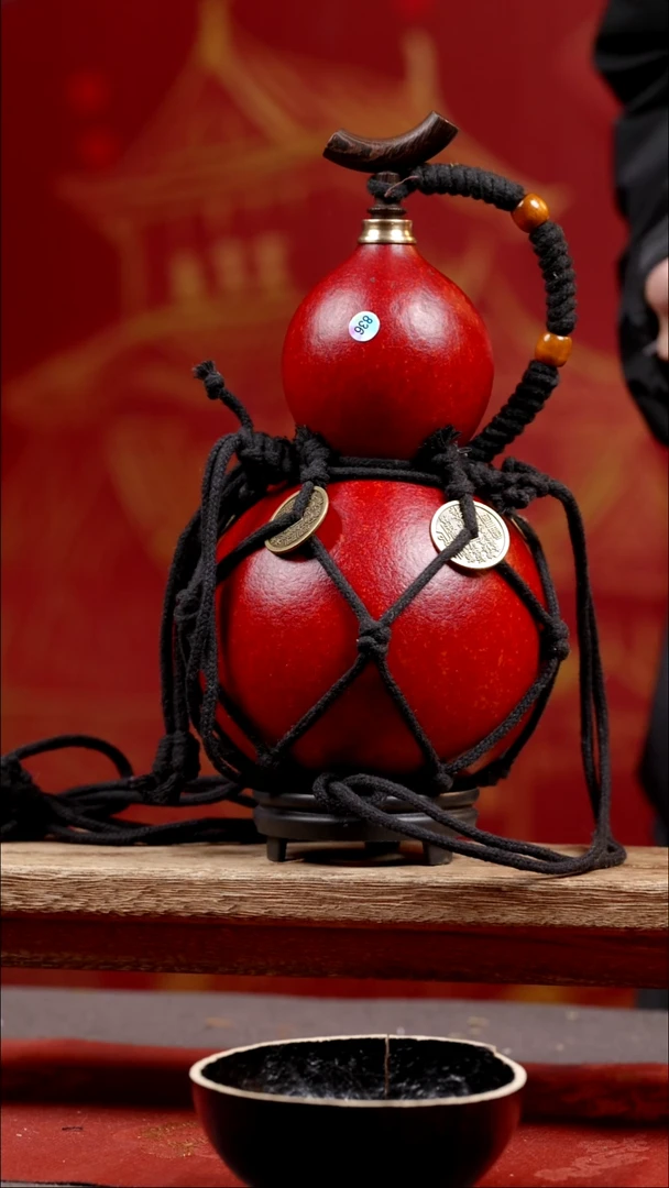 835尾货款大漆精品葫芦6-700ml