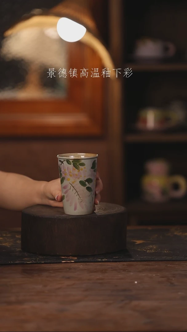 陶瓷景德镇高温釉下手绘陶瓷201