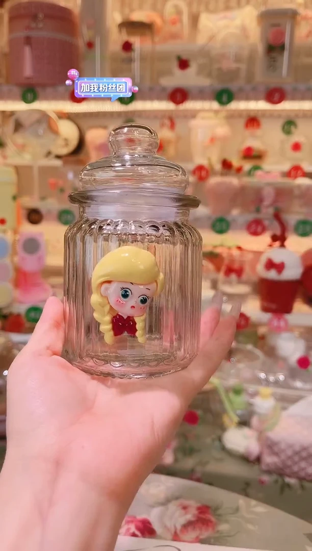 其他品质好发货快放心拍！黄发女孩密封罐