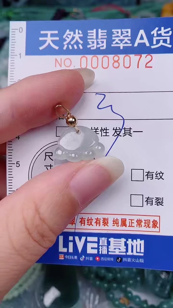 翡翠未镶嵌颈饰00008072