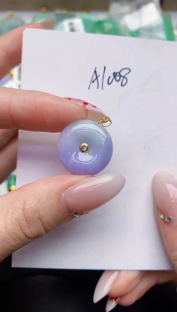 【闪购商品】翡翠颈饰18K金镶嵌0000000000