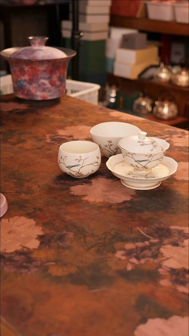 【闪购商品】陶瓷茶具（无礼盒无茶盘）@@A8813