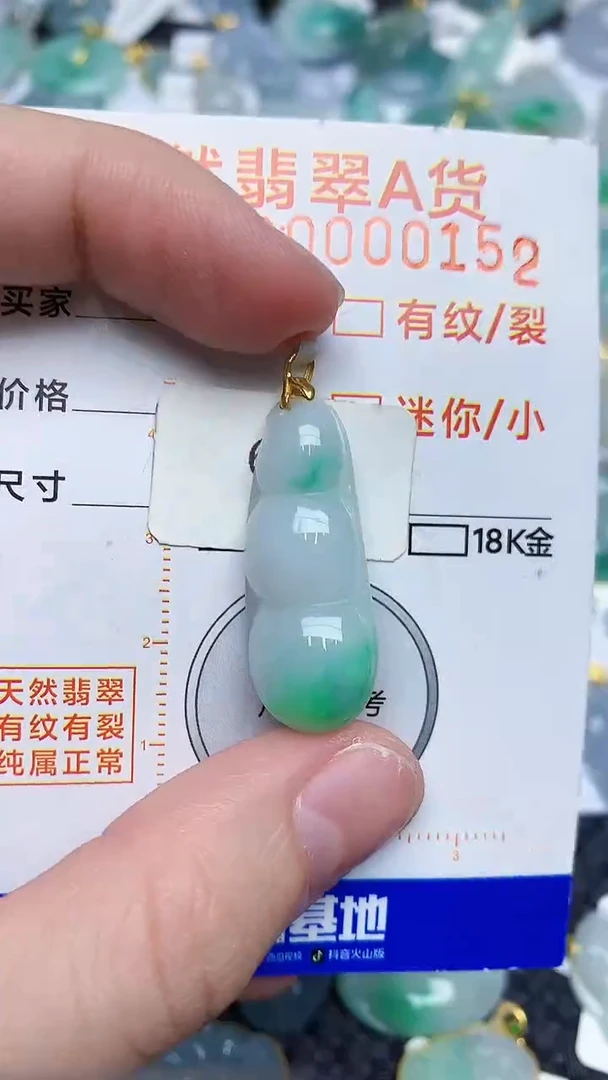 【闪购商品】翡翠颈饰18K金镶嵌4534534534