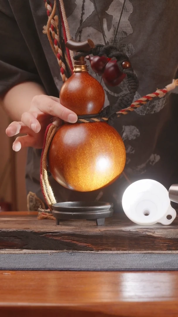 1406号精品大漆葫芦防腐防渗装水茶酒