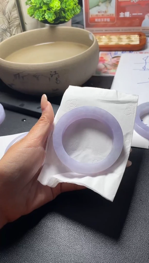 定制翡翠手镯未镶嵌岿**动正圈YJ35SZDZS