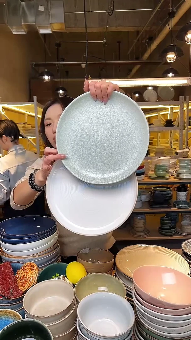 瓷91外贸尾货窑变釉下彩默认微瑕