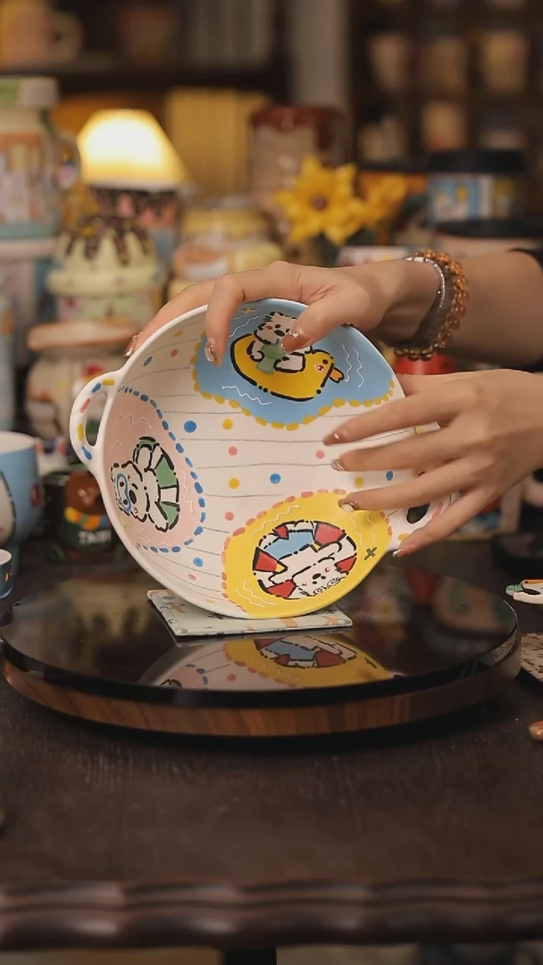 景德镇釉下彩绘设计师款式陶瓷