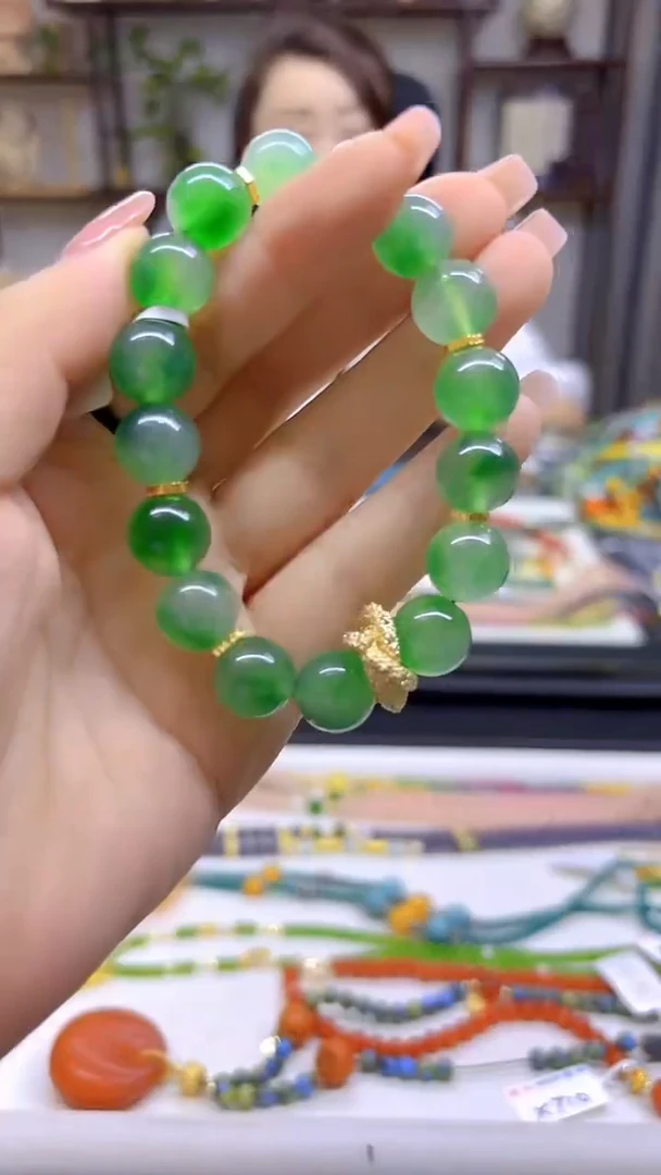 未镶嵌手链翡翠DIY款S754