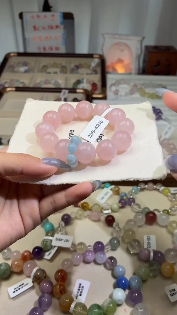 未镶嵌手串水晶206 (天然水晶默认有瑕,介意者勿拍)