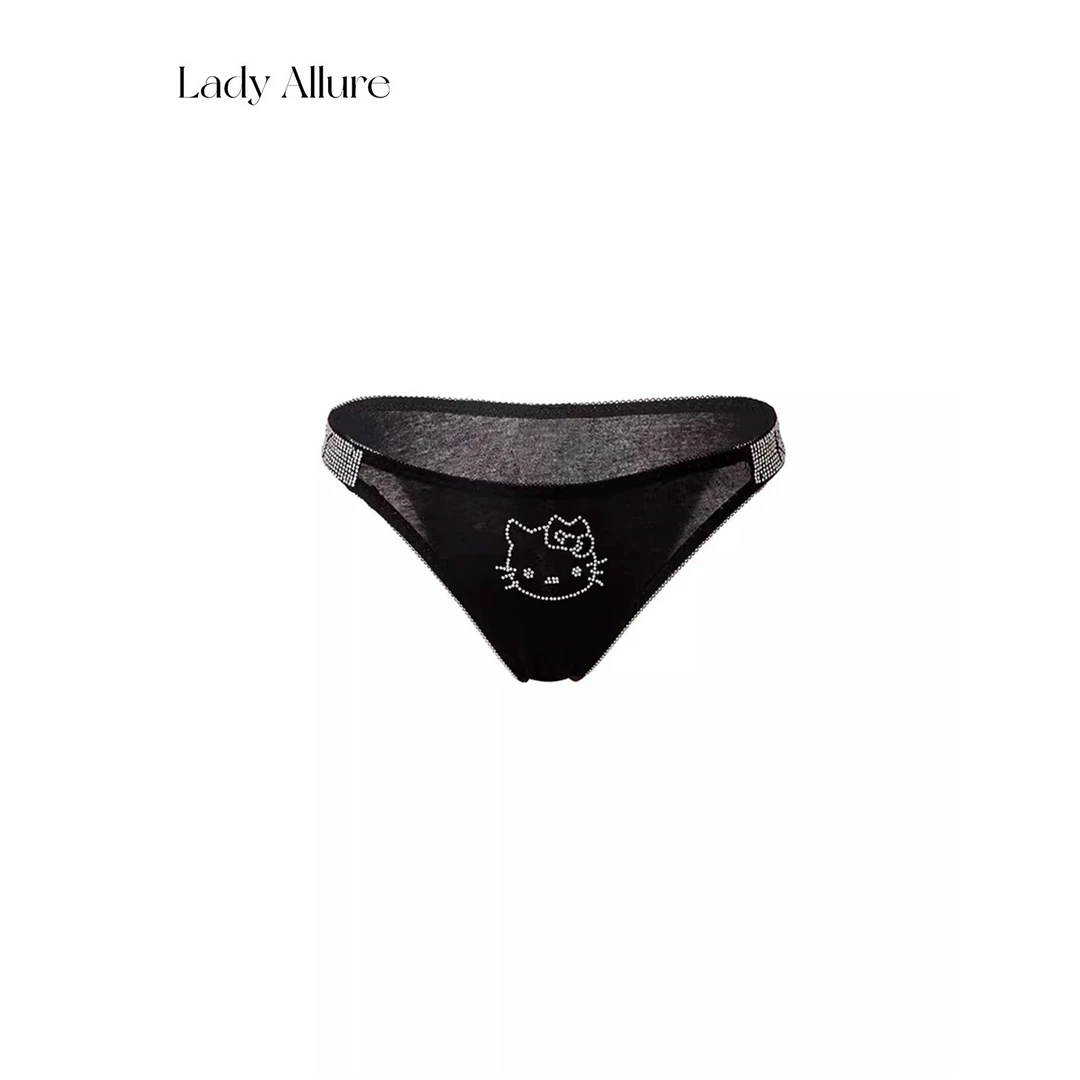 「LA」闪钻KT！原创猫咪立体甜辣卡通轻欧风性感辣妹舒适三角内裤