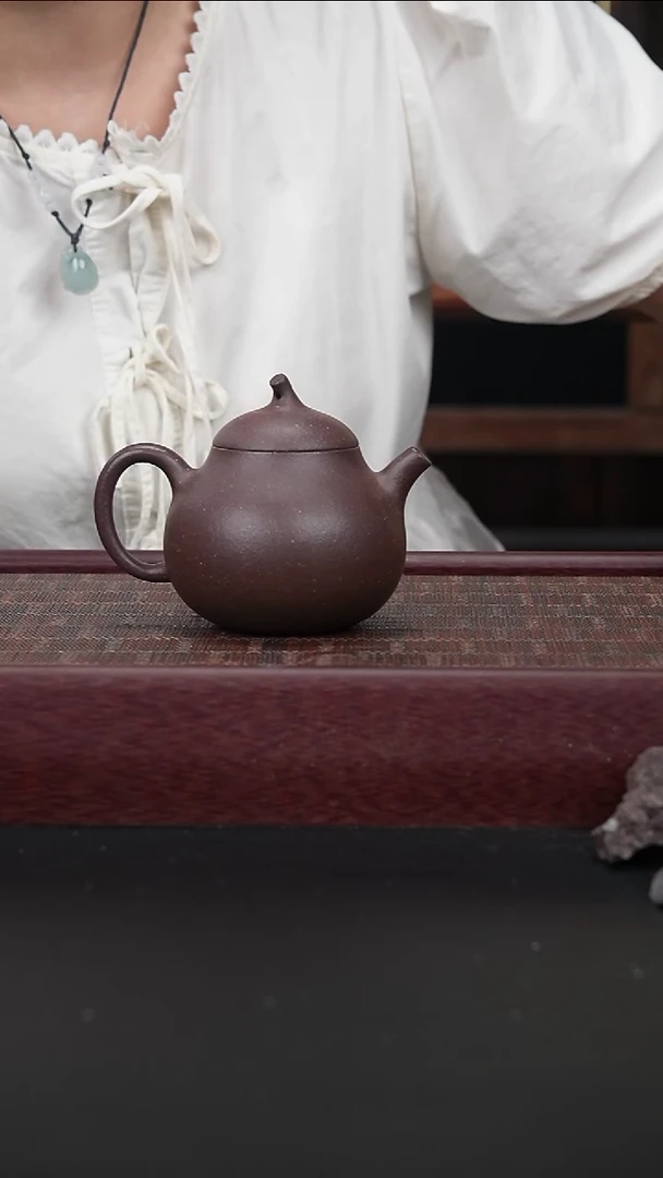 茶壶紫砂czp天青茄瓜10cc
