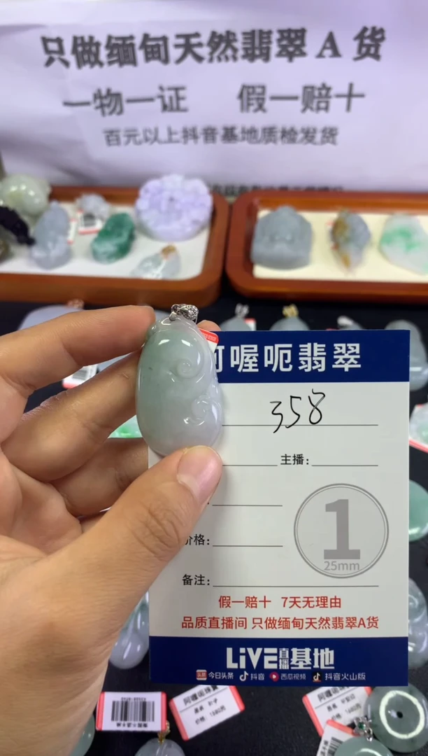 翡翠未镶嵌颈饰1