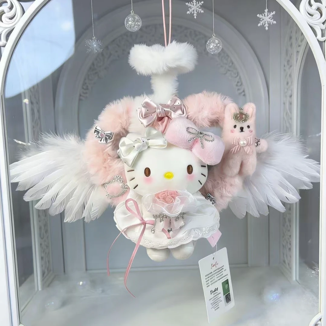 正版HelloKitty【心动讯号】包挂墙挂装饰情人节七夕节礼物毛绒玩具