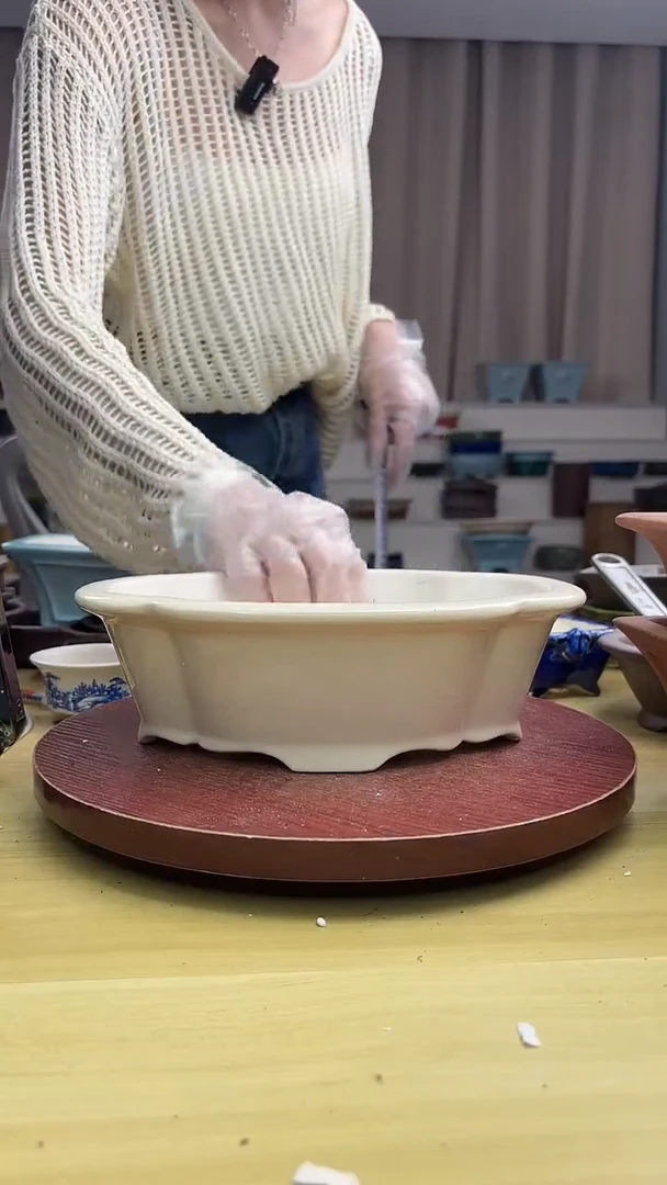 紫砂花盆紫砂花盆微瑕