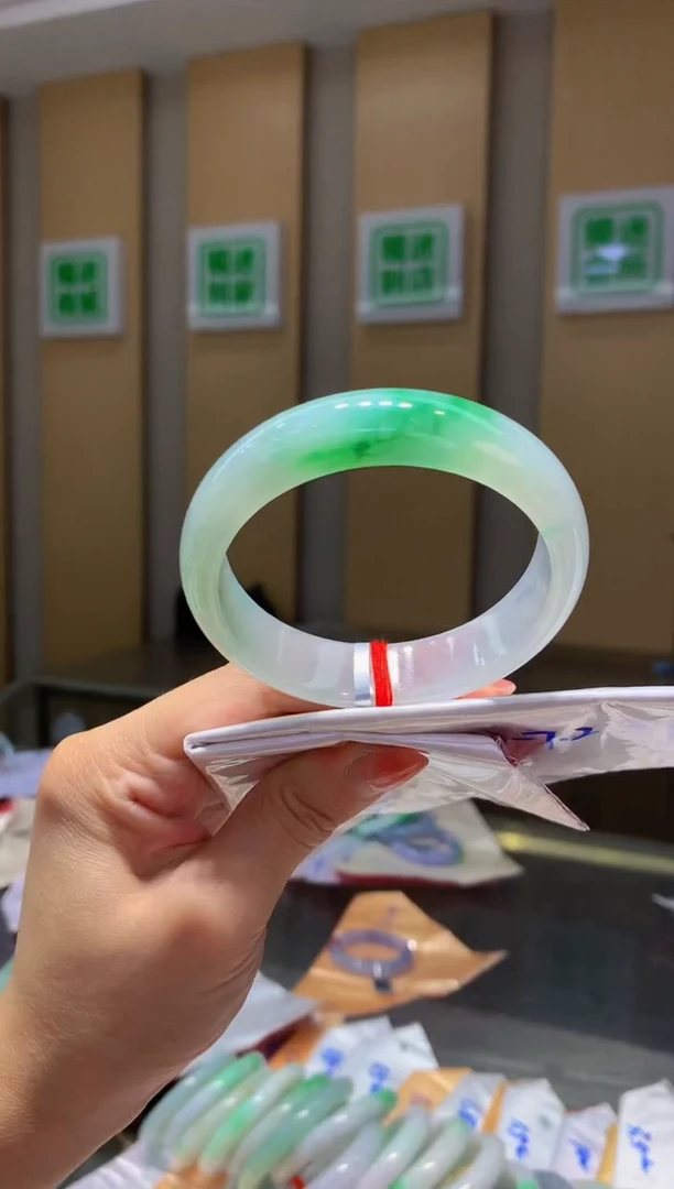 未镶嵌手镯翡翠-C7 圈口58.3