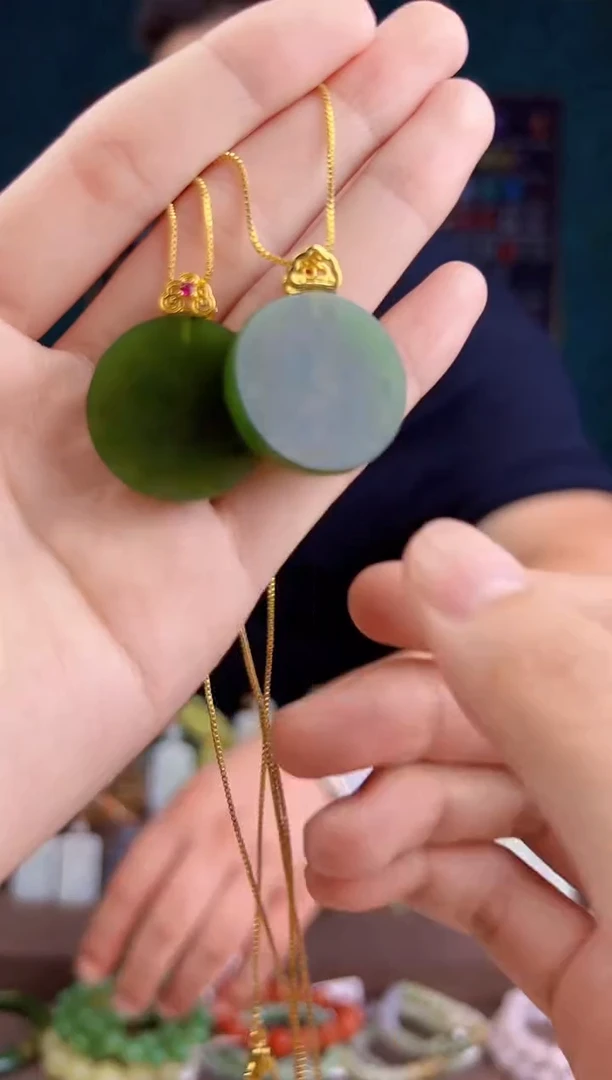 和田玉未镶嵌颈饰多样性发货 拍一单发一个