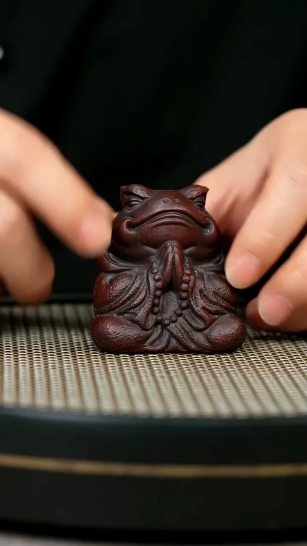 紫砂茶宠宜兴原矿手工紫砂茶宠